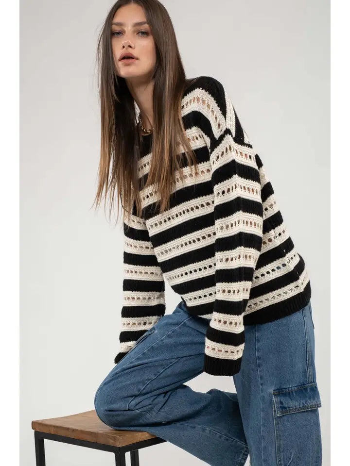 Breakthrough Stripe Sweater