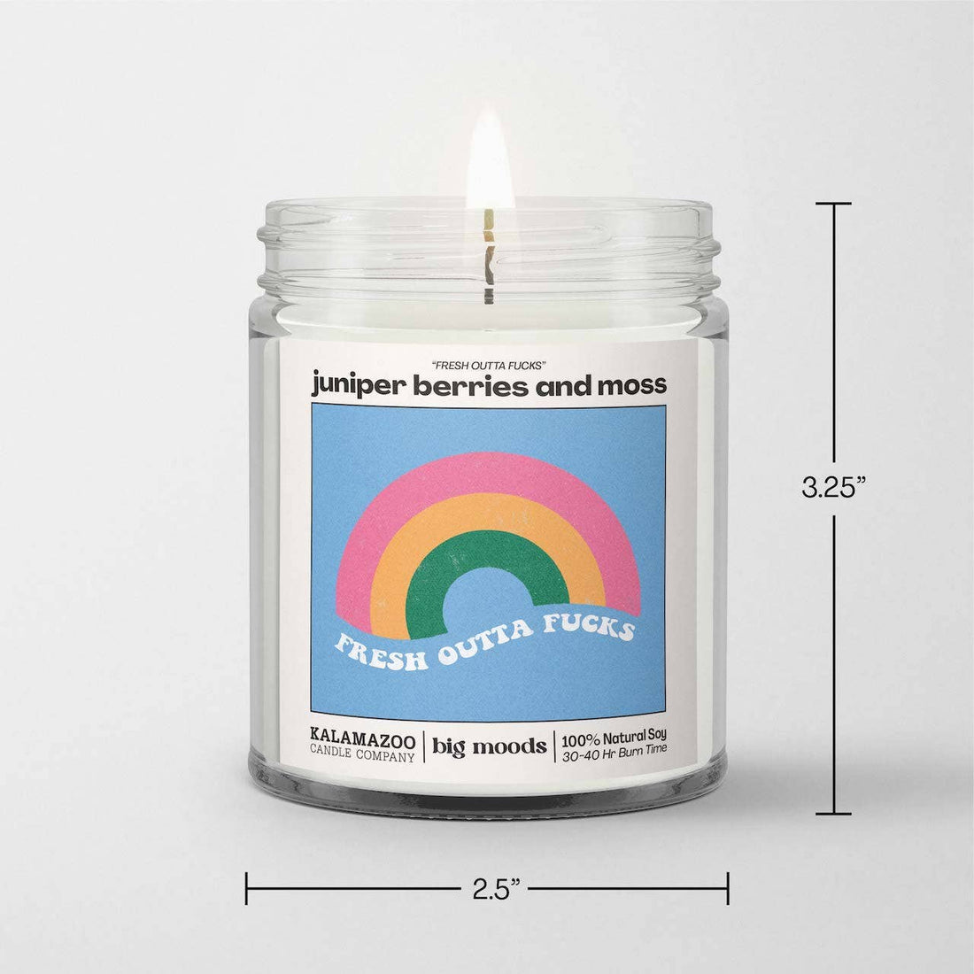 &quot;Fresh Outta Fucks&quot; Candle