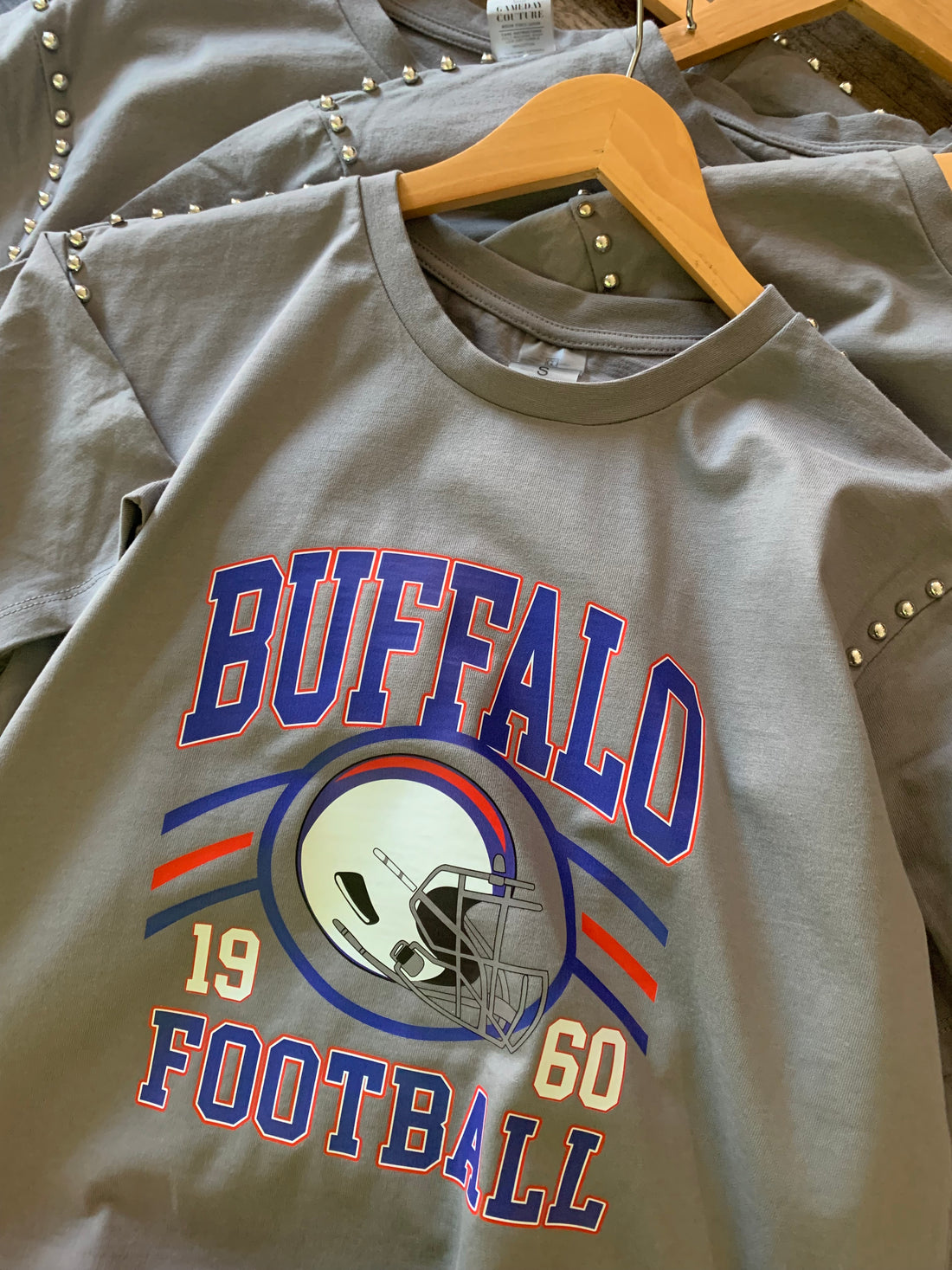 Stud Finder Buffalo Crop Top