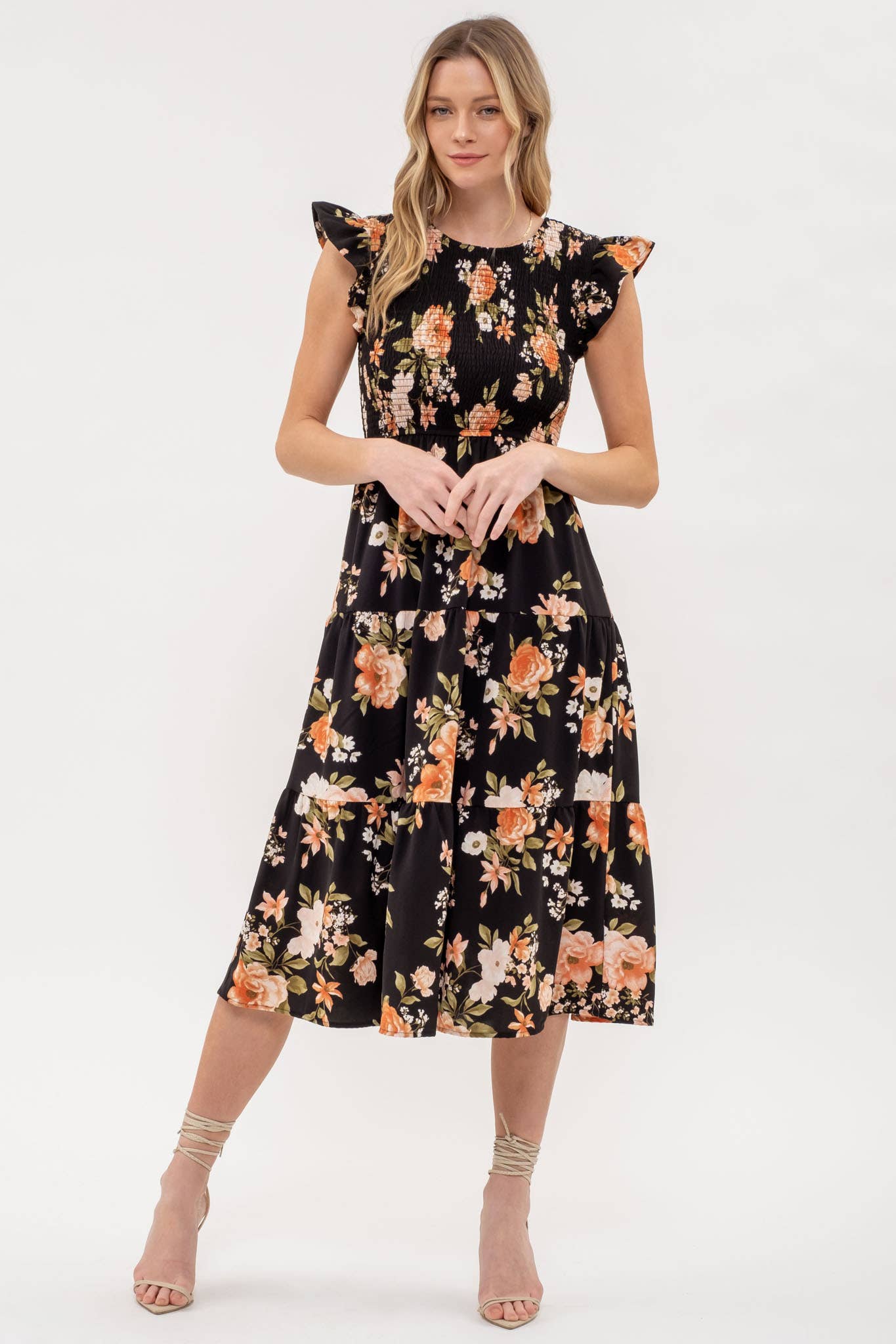 Floral Fields Smocked Dress