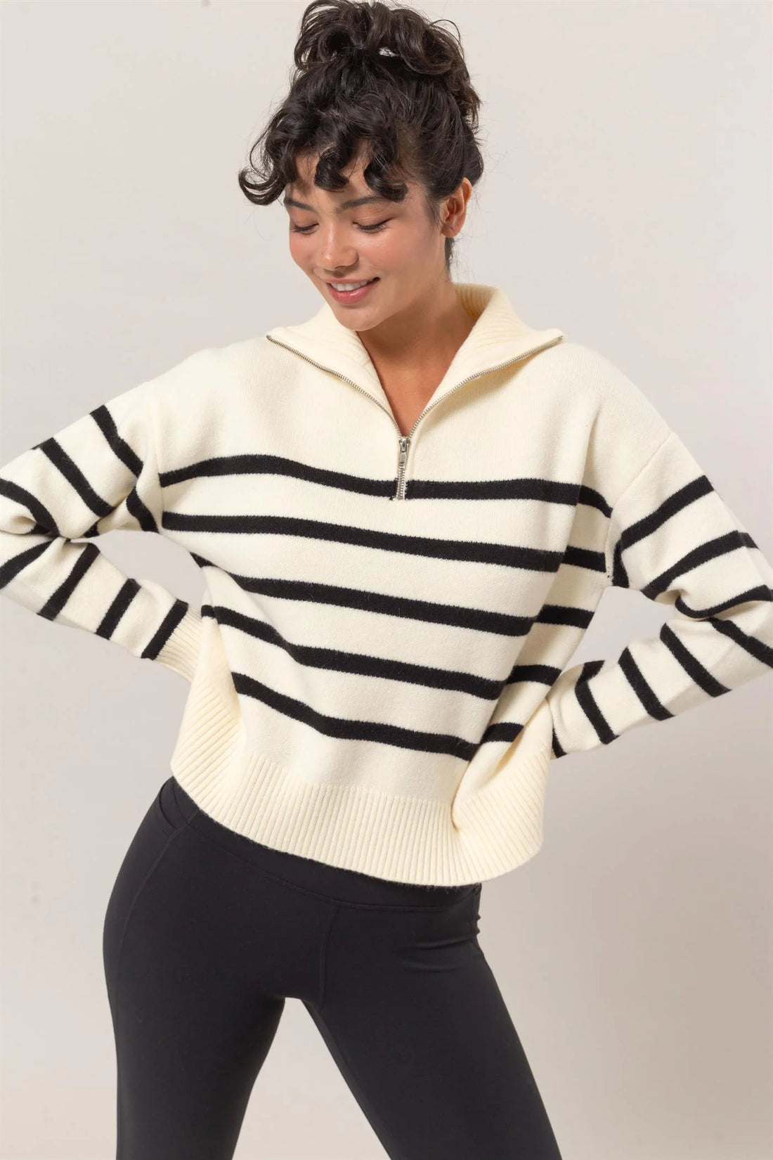 Downtown Flight Drop Shoulder Sweater