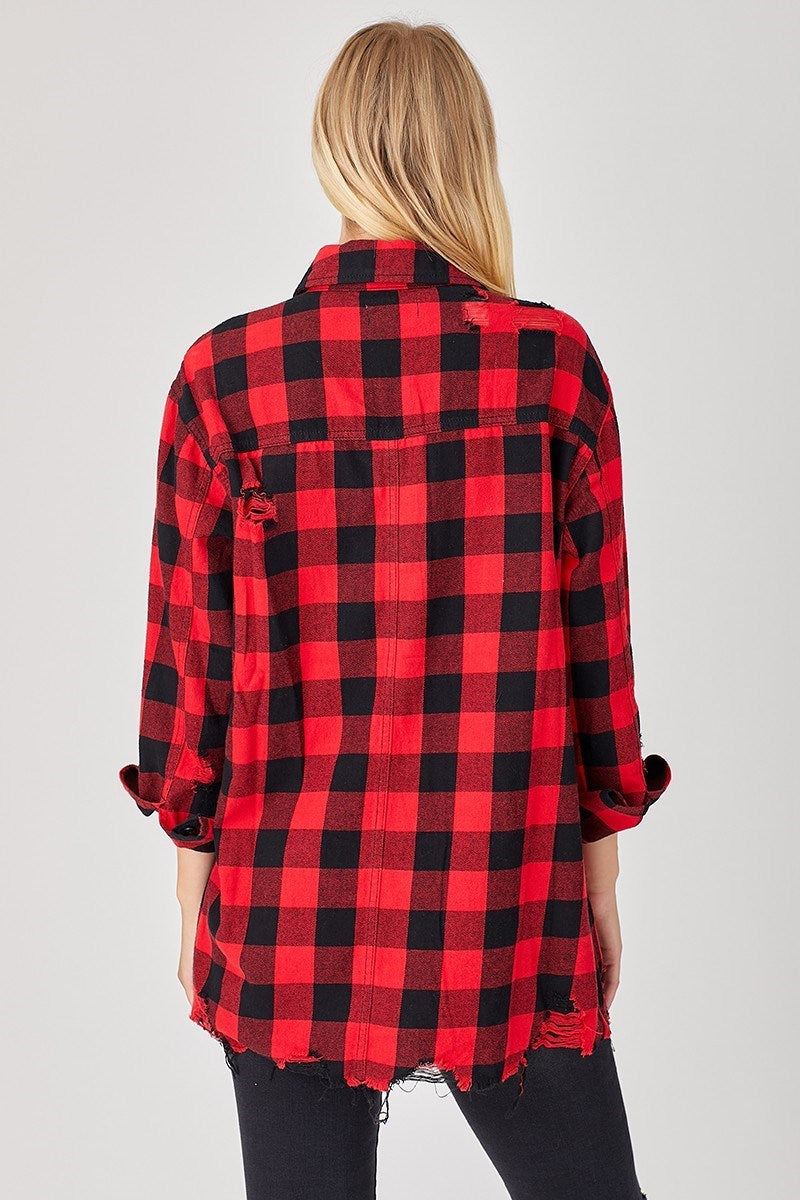 Lumberjack Plaid 100% Cotton Top