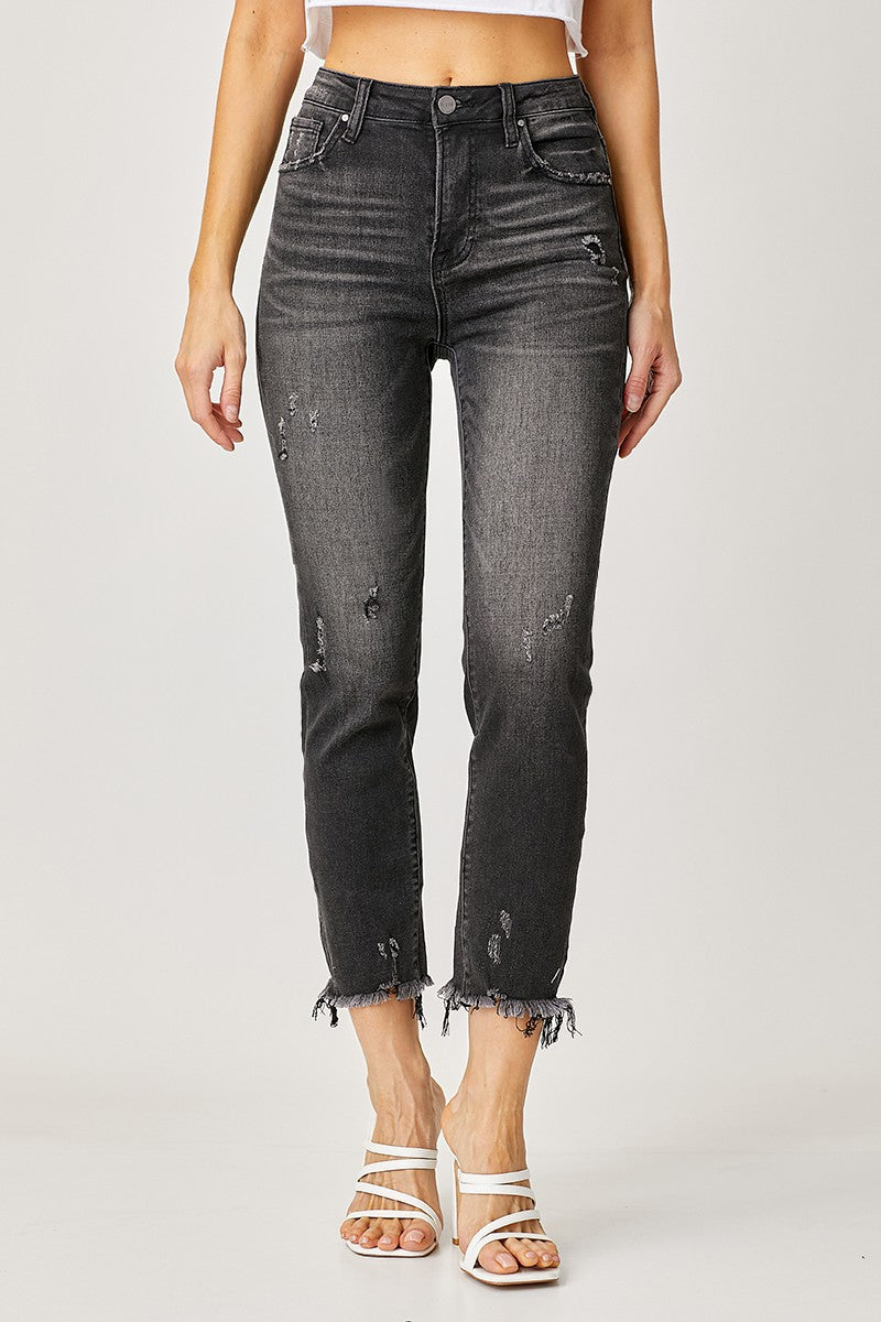 Onyx Destructed Slim Skinny Jean