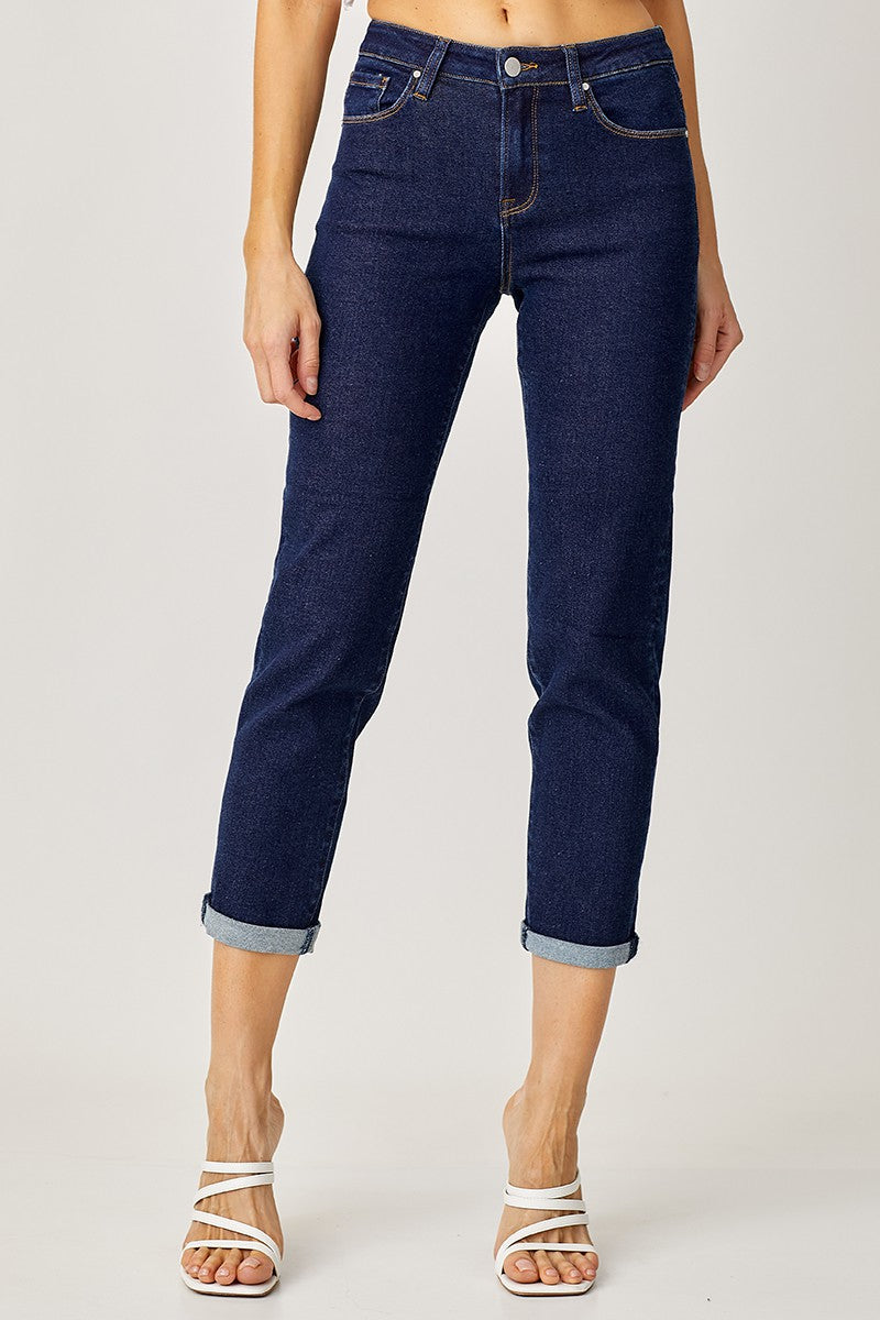 Snowbound Mid Rise Boyfriend Jeans