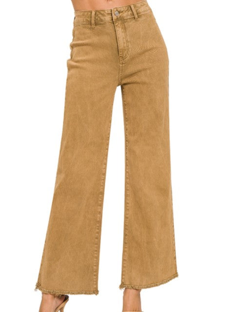 Desert Camel Crop Denim