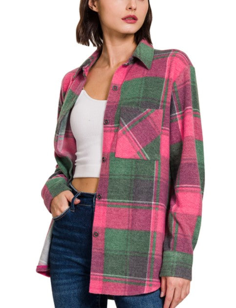 Hunter Pink Soft Flannel