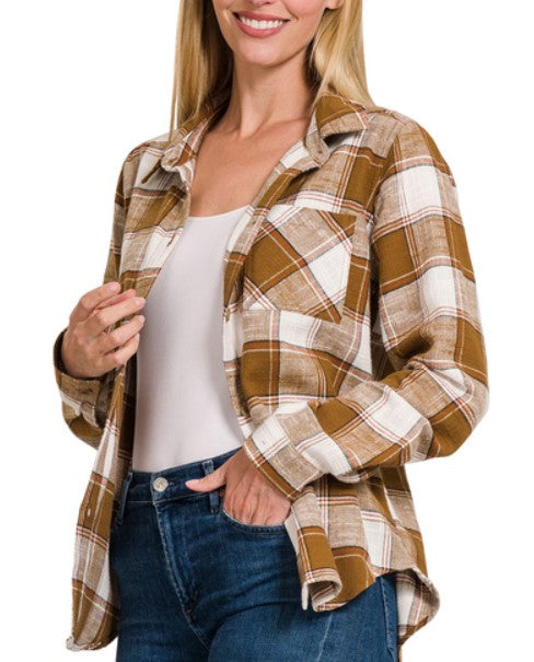 Pumpkin Spice Flannel