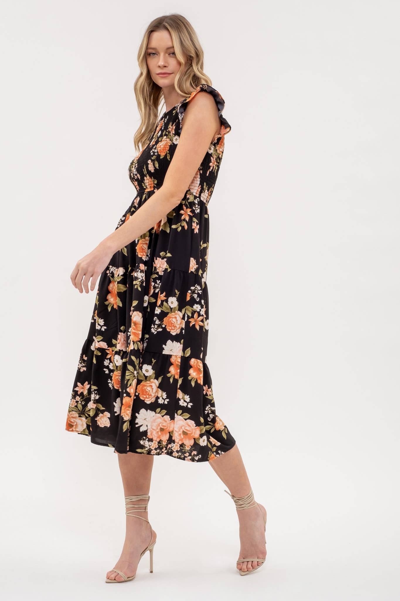 Floral Fields Smocked Dress