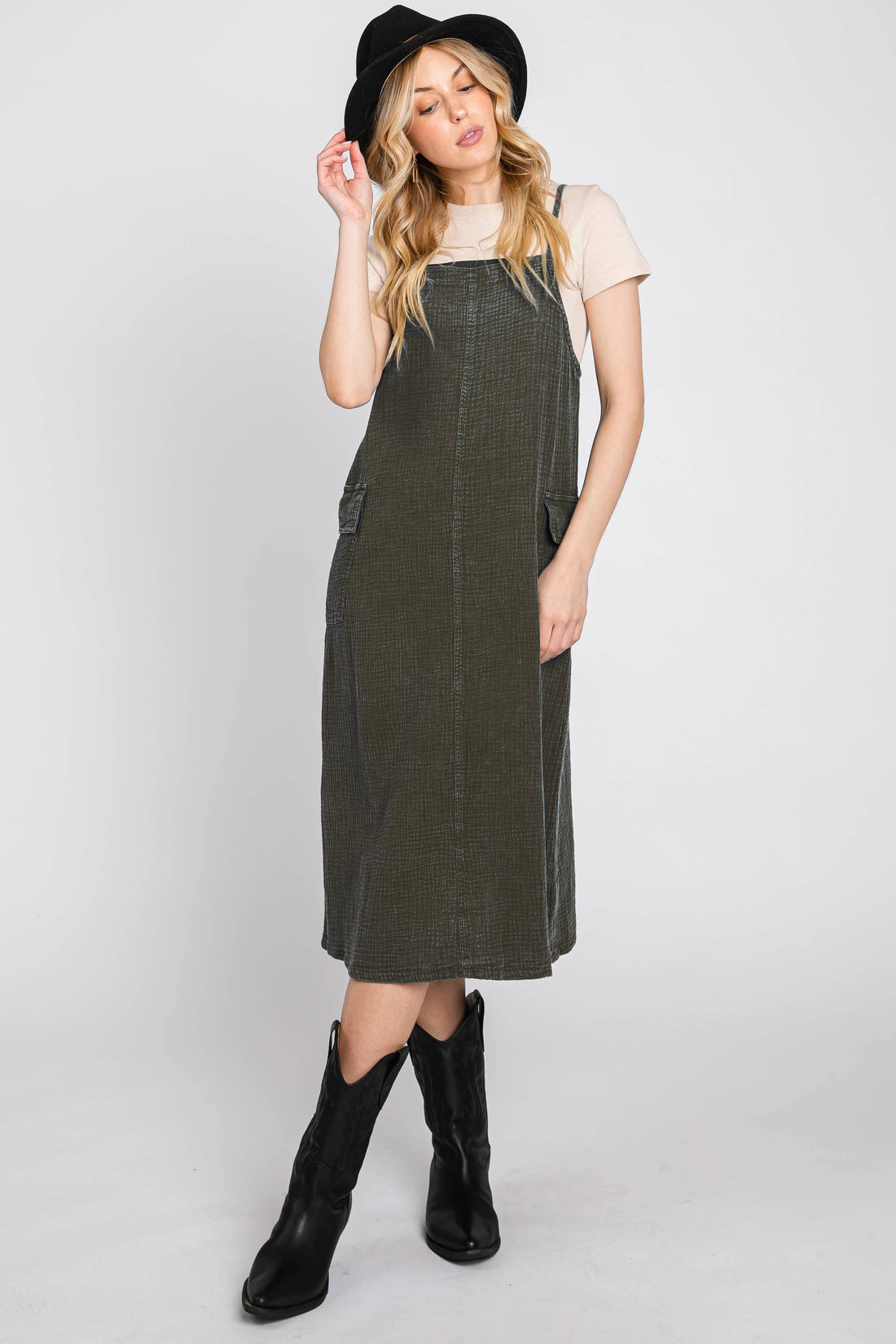 Vintage Washed Jumper Dress